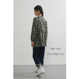 綿100%ブラウス長袖総柄プリントチュニックブラウス体型カバー | On One's Own | 詳細画像8