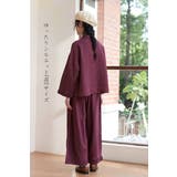 ギャザーカフスプラケットリネン麻綿長袖シャツブラウスセットアップ対応 | On One's Own | 詳細画像5