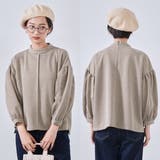 OLIVE | ボリュームパフスリーブ長袖カットソージャガードトップス | On One's Own