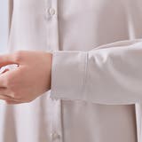 ロングバックフレアブラウス長袖シャツチュニックロングブラウス | On One's Own | 詳細画像11