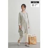 ダブルガーゼ綿100%トップスナチュラルロングチュニックブラウス | On One's Own | 詳細画像1