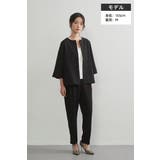 パンツスーツセットアップ2点セット上下セットフォーマル七分袖ジャケット | On One's Own | 詳細画像13