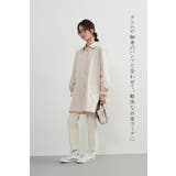 後タック長袖チュニックシャツジャケットライトアウターチュニックシャツ | On One's Own | 詳細画像3