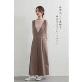 ワイドレッグ リラックス ジャンパーパンツ つなぎ サロペットオールインワン | On One's Own | 詳細画像8