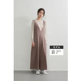 ワイドレッグ リラックス ジャンパーパンツ つなぎ サロペットオールインワン | On One's Own | 詳細画像3