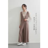 MOCHA | ワイドレッグ リラックス ジャンパーパンツ つなぎ サロペットオールインワン | On One's Own