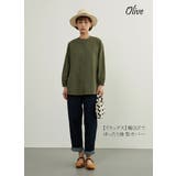 綿100%長袖シャツブラウスレディースフライプラケットクルーネック | On One's Own | 詳細画像11