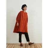 七分袖ロング丈ギャザー ブラウスゆったり体型カバーチュニックシャツAライン | On One's Own | 詳細画像9