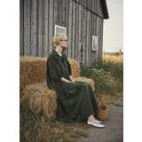 半袖ロングワンピースシフォン切替フレアタックロング丈 Aライン | On One's Own | 詳細画像13