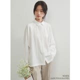 WHITE | ドルマンスリーブ長袖シャツルーズフィットブラウストップス | On One's Own