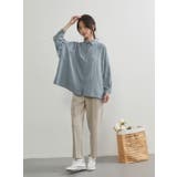 ドルマンスリーブ長袖シャツルーズフィットブラウストップス | On One's Own | 詳細画像10