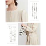 ワンピース風ジャケット長袖アウター羽織れる立体感素材セレモニー | On One's Own | 詳細画像10