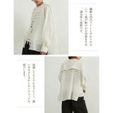 セーラーカラーリボン結びシアー薄手長袖カーディガン羽織り冷房対策 | On One's Own | 詳細画像7