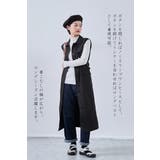 ミリタリーロングベストビッグポケットノースリーブワンピース | On One's Own | 詳細画像3