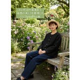 リーフジャガードカーディガンスナップボタン長袖ライトアウター | On One's Own | 詳細画像11