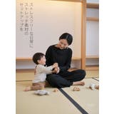 プリーツ加工カットソーワイドパンツウエスト総ゴムセットアップ可能 | On One's Own | 詳細画像6