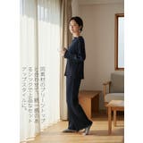 プリーツ加工カットソーワイドパンツウエスト総ゴムセットアップ可能 | On One's Own | 詳細画像4