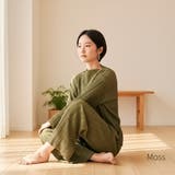 プリーツ加工カットソー長袖プルオーバーボートネックトップス | On One's Own | 詳細画像10