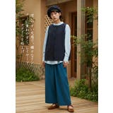 マルチポケットベストジレアウター Fジャガード生地体型カバー | On One's Own | 詳細画像12