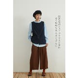 NAVY | マルチポケットベストジレアウター Fジャガード生地体型カバー | On One's Own