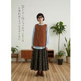 マルチポケットベストジレアウター Fジャガード生地体型カバー | On One's Own | 詳細画像9