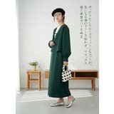 ワッフル調生地ボレロ風ジャケット付きジャンパースカートセットアップ | On One's Own | 詳細画像9