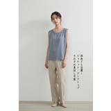 オパールシアー素材軽量ジャケットアンサンブル艶タンクトップ | On One's Own | 詳細画像4