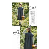 多ボタンノースリーブAラインピーチスキンワンピースチュニック | On One's Own | 詳細画像3