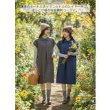 多ボタンノースリーブAラインピーチスキンワンピースチュニック | On One's Own | 詳細画像12