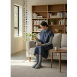 多ボタンノースリーブAラインピーチスキンワンピースチュニック | On One's Own | 詳細画像8