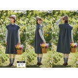 多ボタンノースリーブAラインピーチスキンワンピースチュニック | On One's Own | 詳細画像5