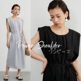 ドレッシーワイドショルダーノースリーブワンピースタックデザイン | On One's Own | 詳細画像17