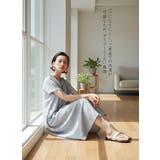 半袖ワンピース夏リラックスロング丈タックワンピース | On One's Own | 詳細画像10