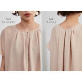 半袖ワンピース夏リラックスロング丈タックワンピース | On One's Own | 詳細画像13