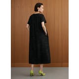 半袖ワンピース夏リラックスロング丈タックワンピース | On One's Own | 詳細画像7