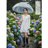 ラッフルカラーチュニックワンピース長袖フリル襟 | On One's Own | 詳細画像2