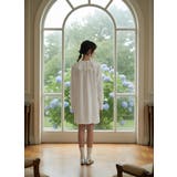 ラッフルカラーチュニックワンピース長袖フリル襟 | On One's Own | 詳細画像6