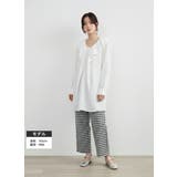 ラッフルカラーチュニックワンピース長袖フリル襟 | On One's Own | 詳細画像10