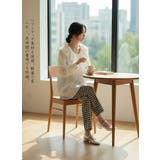 ラッフルカラーチュニックワンピース長袖フリル襟 | On One's Own | 詳細画像7