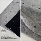 ドット柄長袖Tシャツラウンドネックカットソートップスストレッチ | On One's Own | 詳細画像9