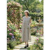 ポケット太幅ベルトデザインチェックワンピースノースリーブジャンパースカート | On One's Own | 詳細画像13