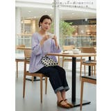 ジャガード八分袖ギャザートップスプルオーバー | On One's Own | 詳細画像9 