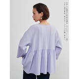 ジャガード八分袖ギャザートップスプルオーバー | On One's Own | 詳細画像10 