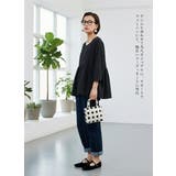 ジャガード八分袖ギャザートップスプルオーバー | On One's Own | 詳細画像3 