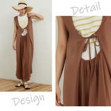 2WAYサテンドレープジャンスカワンピースジャンパースカート光沢感肉厚サテン | On One's Own | 詳細画像4