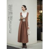 2WAYサテンドレープジャンスカワンピースジャンパースカート光沢感肉厚サテン | On One's Own | 詳細画像10