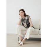 幾何学ジャガードスタイリッシュミックス柄Tシャツモダンジオメトリック | On One's Own | 詳細画像3 