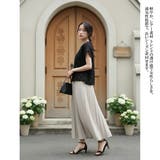 透け感テープ刺しゅうベストシアートップス半袖シアーブラウスレイヤード重ね着 | On One's Own | 詳細画像6