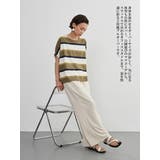 綿100％ドルマンボーダーTシャツ半袖トップスプルオーバーカットソー | On One's Own | 詳細画像12 