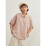 半袖シャツ春夏ブラウスルーズフィット半袖シャツチュニック体系カバー | On One's Own | 詳細画像7